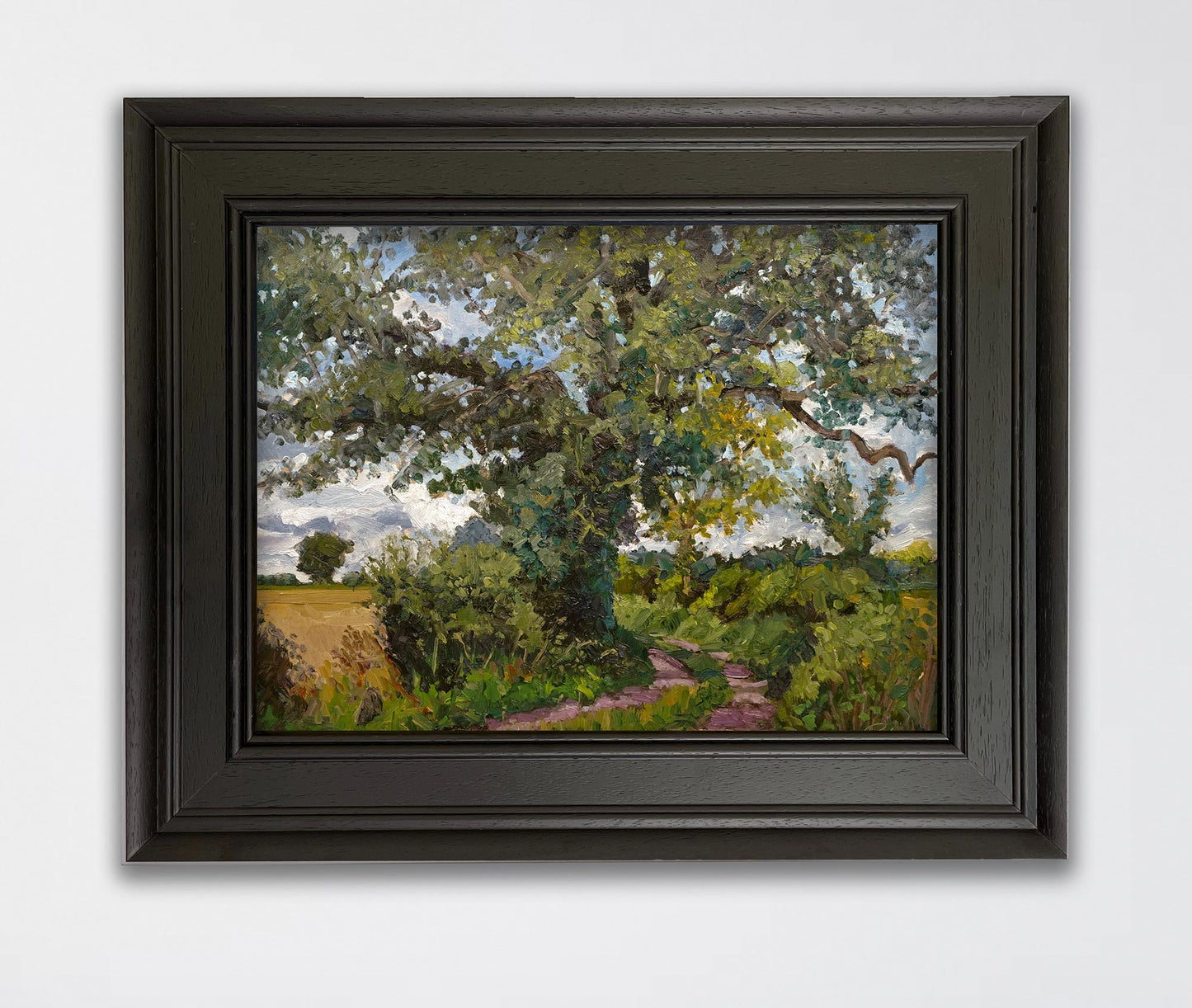 Corner Oak, Pockley shown in a complmentary black frame