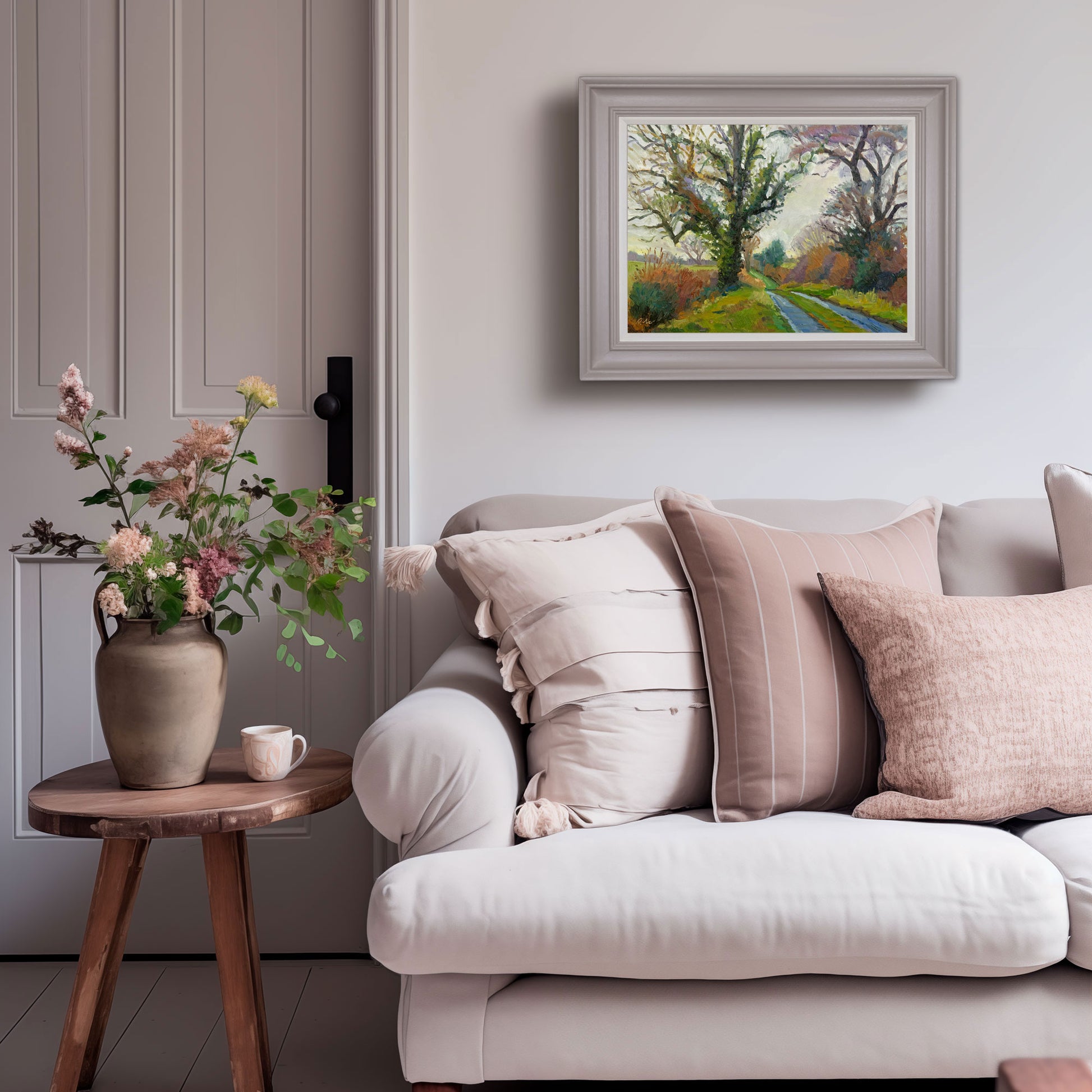 January-Trees-oulston-interior | Original Oil painting by Jeff Parker