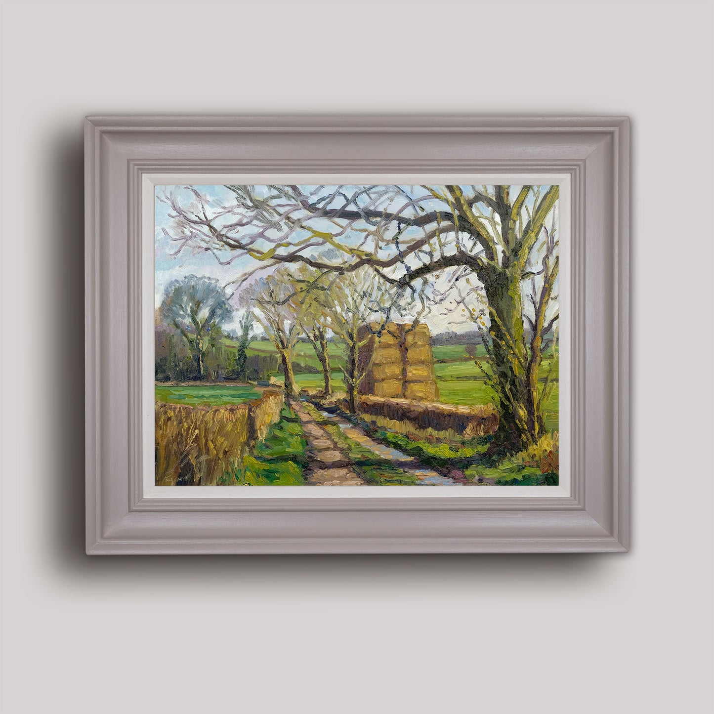 Track with Straw Bales , Carlton Husthwaite